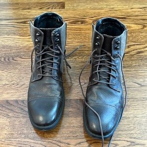Joseph Abboud dark brown boots size 10.5